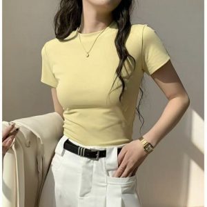 Crinkled Collar Long-Sleeved Shirt