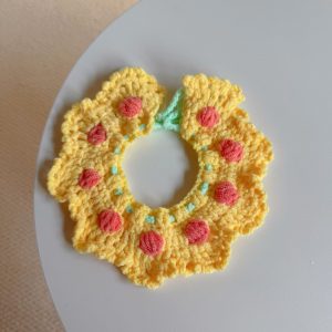 Colorful Knitted Pet Collar