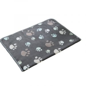 Flannel Paw Print Blanket