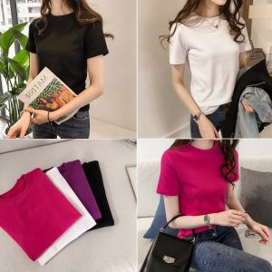 Fashionable base layer tops, women's t-shirts, trendy