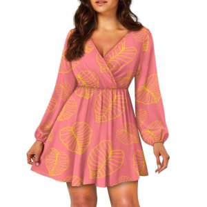 Wholesale High Quality Summer Casual Long Sleeve Dress for Women