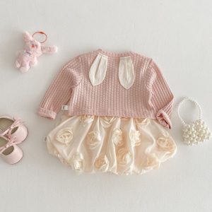 Korean style spring coat for girls, solid color cardigan, stylish spring dress