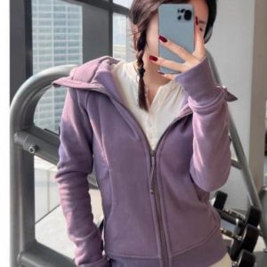 Hooded Fitted Slimming Jacket