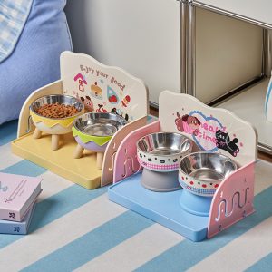 Anti-Tip Pet Feeding Station (Cat Table)