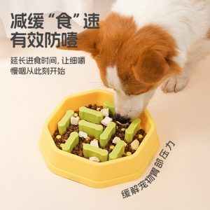 Adjustable Slow Feeder Pet Bowl