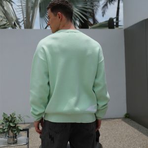 Design Winter Pullover Casual Crew Neck Knitwear Custom