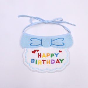 Alphabet Birthday Bib Scarf