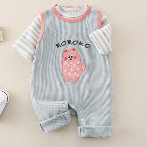 New Autumn Baby Outfit Set: Stylish and Adorable Striped T-shirt
