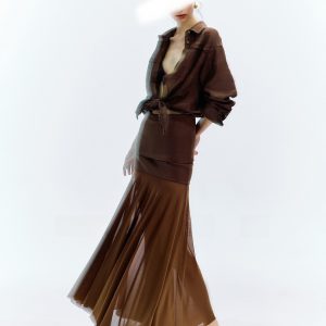 High-quality stretch two-way slip dress