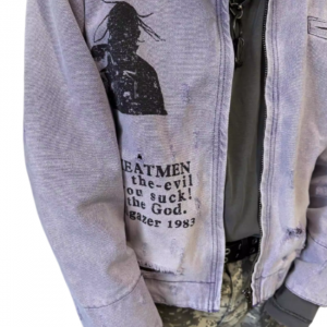 Apparel Manufacturer Custom Vintage Washed Faded Denim Canvas Jackets