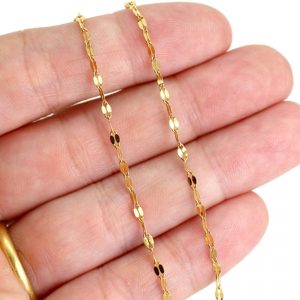 Adjustable Gold Color Stainless Steel Chain Bracelets for Women