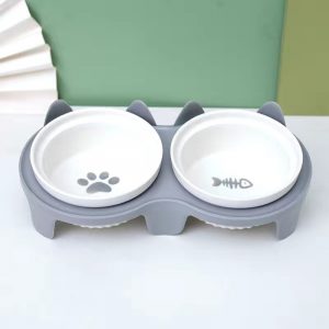 Ceramic Cat Bowl / Cat Food Dish