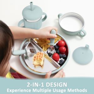 Baby Bowl Plate Other Silicone Baby Feeding Nursing Set
