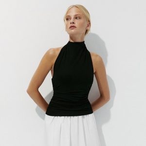 Sexy neck hanging vest T-shirt