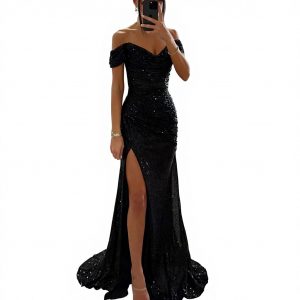 Women's Elegant Summer Party Dress Sexy One-Character