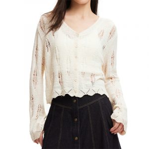 Versatile knitted cardigan pattern making