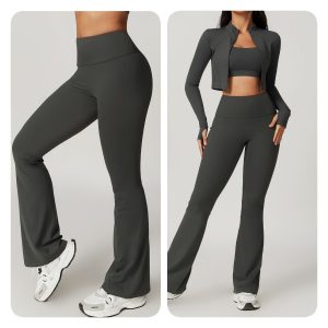 High-Impact Yoga Set Custom Logo Soft Skin Friendly