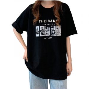 Loose-fitting Korean style trendy women's top for live streaming