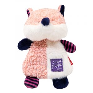 GiGwi dog toy, squeaky paper lion, plush chew toy, makes sounds, perfect for puppies and keeps them entertained.