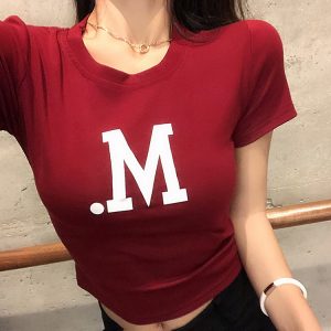 Women's T-shirts, trendy 2026 summer Korean style new styles