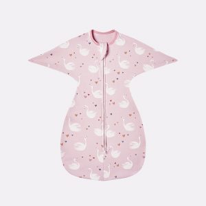 All-season 100% cotton baby swaddle blanket, anti-startle blanket