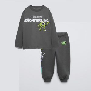 Autumn And Winter Hoodies Children's Boys' And Girls' Cartoon Sports Jackets Hot Selling New Children's Casual Sets