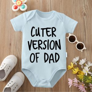 Pure Cotton The Baby Said Exquisite Print Cloths Comfortable Soft Onesie Bodysuit for Baby Jumpsuit for 0 To 12 Months Newborn