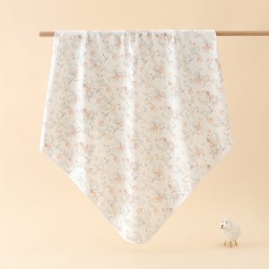 Newborn Class A pure cotton single-layer thin swaddle blanket