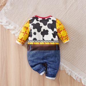 0-24 months newborns Baby Clothes One-Piece Cartoon Anime Long sleeves Trousers Banquet Spring Autumn Fashion neonatal clothing