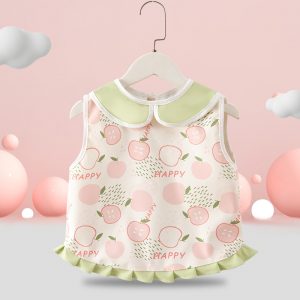Children's bibs, baby feeding bibs, infant food bibs, summer sleeveless
