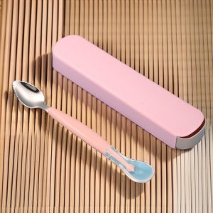 304 Stainless Steel Double-Headed Scraper Spoon, Fruit Puree Spoon,