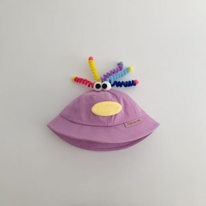 Cartoon-themed funny children's hat, thin style, sunshade bucket hat