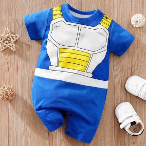 Toddler Anime Cosplay Dragon DBZ Costume Baby Boy Girl Romper Kid Demon Slayer Baby Clothes Newborn Onesie Jumpsuit 0-18 Months
