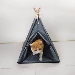 Pet Tent: Waterproof, Silver-Coated Oxford Fabric — Removable and Washable — Supplies for Small to Medium-Sized Pets (Suitable for Teddy Dogs, Bichons, Cats, and Dogs)