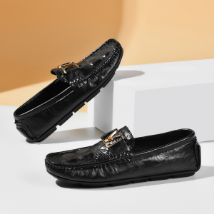 Crocodile Pattern Men's Loafers