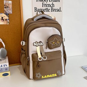 Girls' School Backpack (Grades 3–6): Lightweight & Spine-Protective