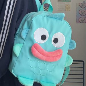 New Arrival: Cute Cartoon Clownfish Backpack—Large Capacity, "Ugly-Cute" Style