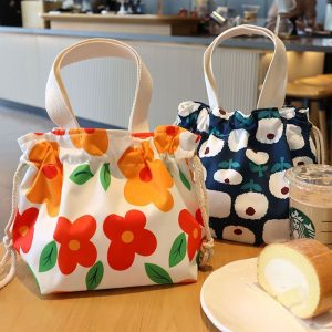 Drawstring Bag — Drawstring Lunch Bag for Students and Office Workers