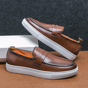 Daily men's casual business leather shoes