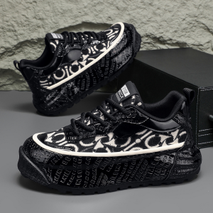 Thick-soled high-rise versatile sports casual men's shoes, dad-style shoes, extra-large size, low heel