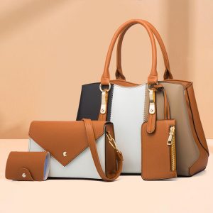 New Stylish Color-Block Women's Handbag