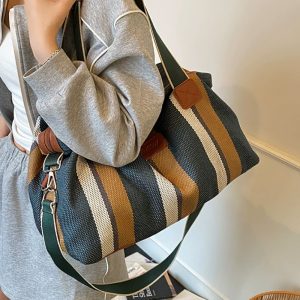 Women's Summer Handbags: Stylish & Versatile Stripes