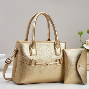 Versatile Crossbody Bag, Stylish Handbag, and Matching Pouch Set