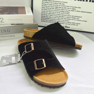 Beach cork women's slippers