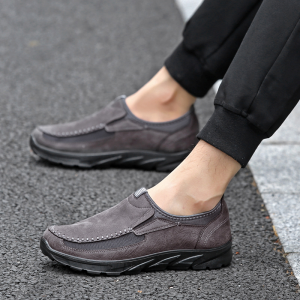 Fashionable and breathable men's large-size shoes for export, stylish men's business shoes