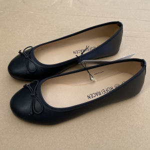 Spring and Autumn Casual Soft-Lined Bow-Peaked Flat Women's Single Shoes