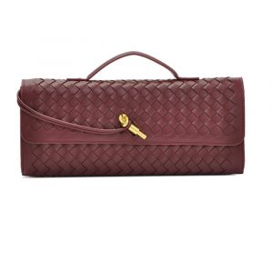 Niche Woven Accordion Shoulder Bag