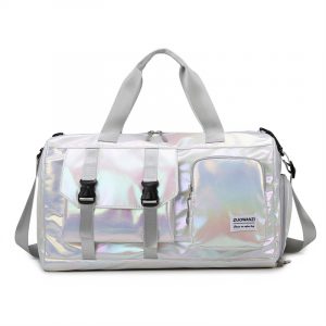 Stylish Pearlescent Glossy Swim Bag