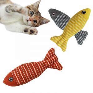 Cat Toy Cat Mint Fish Self-Happiness and Boredom Relief Extra Large Kitten Cat Funny Stick Teething Pet Supplies Kitten