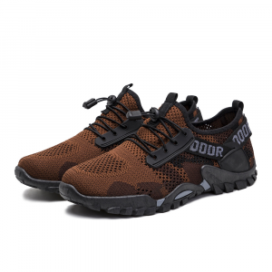 New outdoor hiking shoes - trendy sports shoes for Europe and America. Breathable and anti-slip waterproof shoes for men.